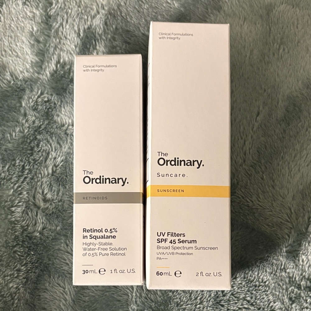 The Ordinary Skincare: Retinoids & Suncare Duo